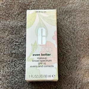 NWT Clinique Even Better makeup Linen